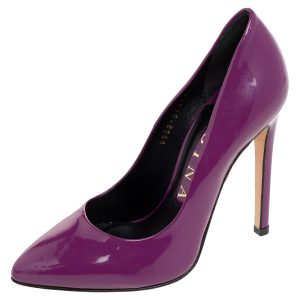 Gina Purple Patent Leather Pumps Size 36, Pumps - Luxury Closet catalog