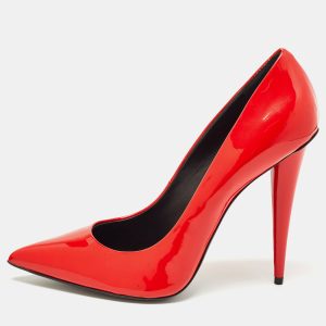 Giuseppe Zanotti Red Patent Leather Pointed Toe Pumps Size 41, Pumps - Luxury Closet catalog