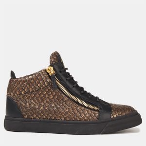Giuseppe Zanotti Python Embossed Leather Sneakers 40, Athletic Shoes & Sneakers - Luxury Closet
