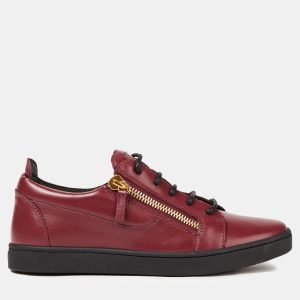 Giuseppe Zanotti Red Leather Sneakers Size 40, Athletic Shoes & Sneakers - Luxury Closet