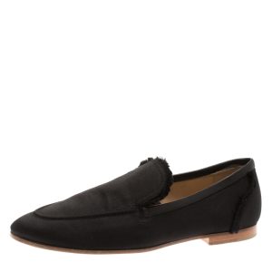 Giuseppe Zanotti Black Satin Salmon Loafers Size 36, Loafers & Slip-Ons - Luxury Closet catalog