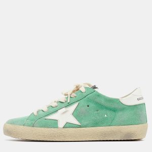 Golden Goose Green Suede Superstar Sneakers Size 36, Athletic Shoes & Sneakers - Luxury Closet