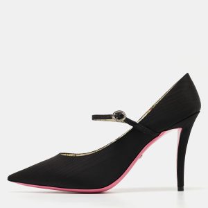 Gucci Black Canvas Virginia Mary Jane Pumps Size 40, Pumps - Luxury Closet catalog