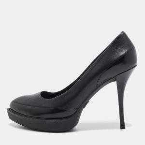 Gucci Black Leather Pointed Toe Pumps Size 38, Pumps - Luxury Closet catalog