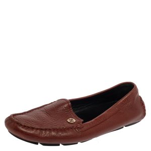 Gucci Brown Leather Loafers Size 36.5, Loafers & Slip-Ons - Luxury Closet catalog