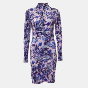 Isabel Marant Purple Printed Velvet Gram Mini Dress M, Dresses - Luxury Closet catalog