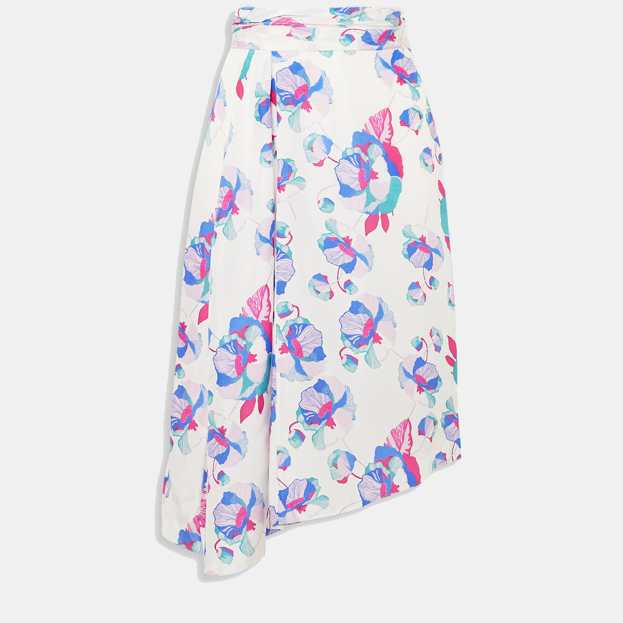 Isabel Marant Multicolor Floral Print Silk Knee-Length Skirt XXL (FR 44), Skirts - Luxury Closet catalog