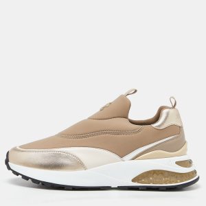 Jimmy Choo Beige Neoprene and Leather Memphis Sneakers Size 41, Athletic Shoes & Sneakers - Luxury Closet