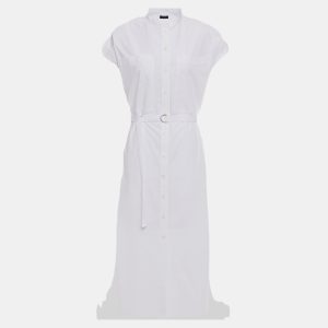 Joseph White Cotton Midi Shirt Dress XL (FR 42), Dresses - Luxury Closet catalog