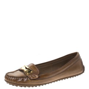 Louis Vuitton Brown Leather Penny Loafers Size 38, Loafers & Slip-Ons - Luxury Closet catalog