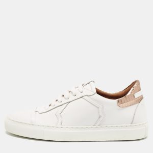 Malone Souliers White/Rose Gold Leather Musa Sneakers Size 36, Athletic Shoes & Sneakers - Luxury Closet