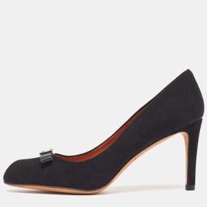 Marc by Marc Jacobs Black Suede Bow Pumps Size 37.5, Pumps - Luxury Closet catalog