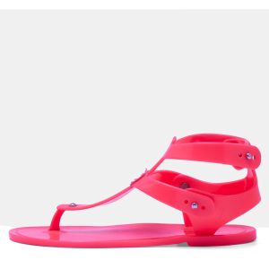 Marc by Marc Jacobs Pink Jelly Thong Flats Size 37, Sandals - Luxury Closet