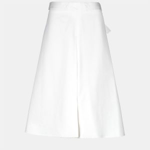 Marni White Cotton Flared Midi Skirt M (IT 42), Skirts - Luxury Closet catalog