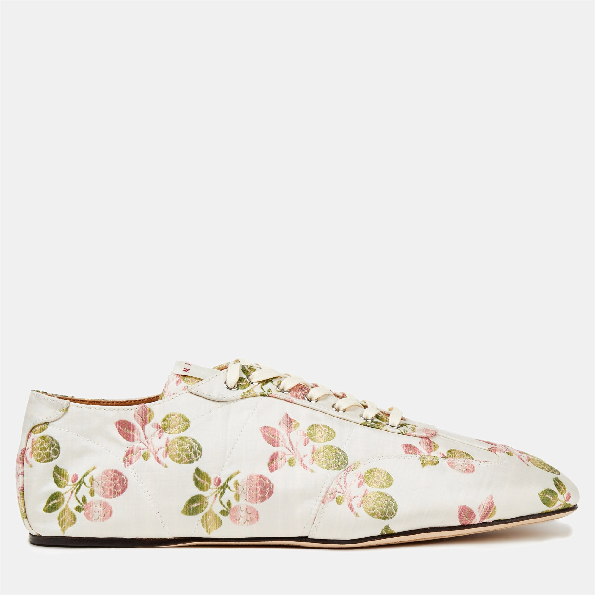 Marni Floral Fabric Lace Up Sneakers 40, Athletic Shoes & Sneakers - Luxury Closet