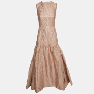 Max Mara Pink Lurex Jacquard Evening Gown S, Dresses - Luxury Closet catalog
