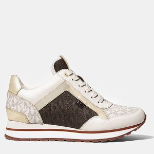 Michael Kors Maddy White leather trainer, Athletic Shoes & Sneakers - Luxury Closet
