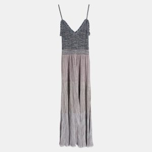 Missoni Multicolor Striped Lurex Knit Maxi Dress L (IT 44), Dresses - Luxury Closet catalog