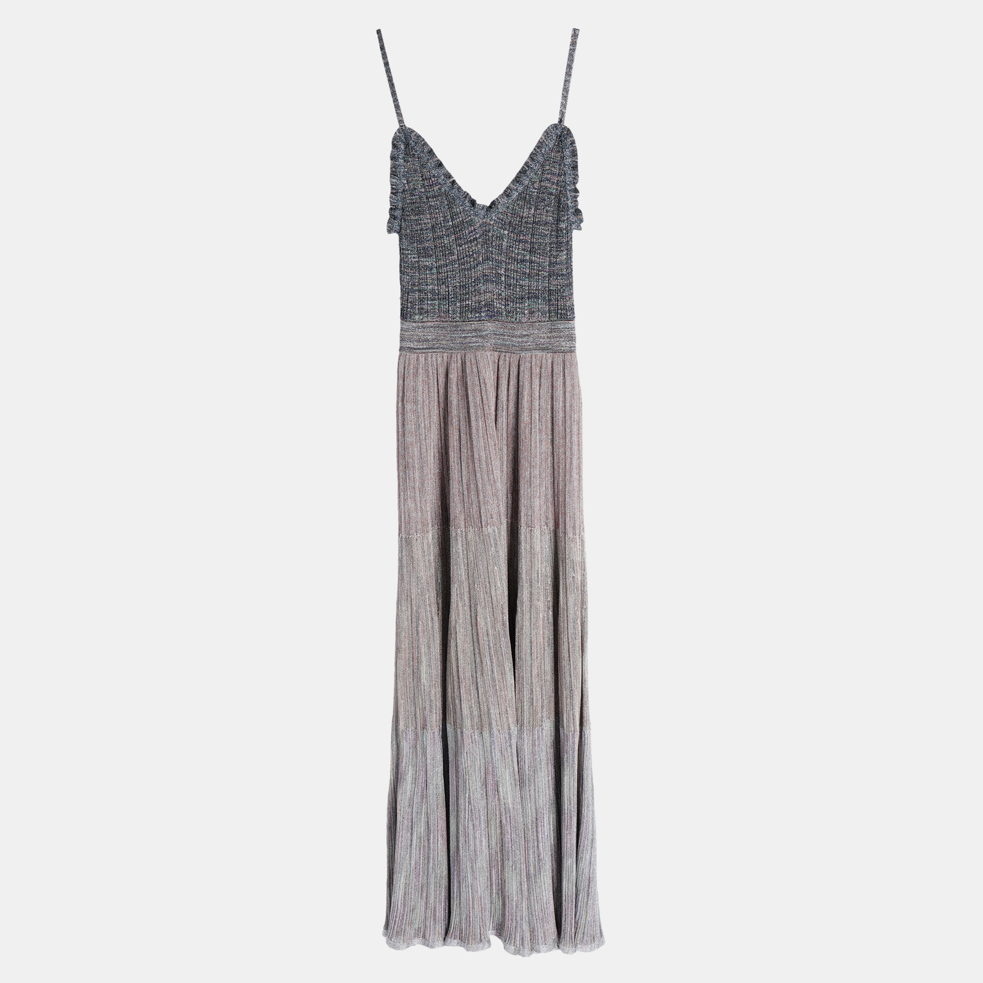 Missoni Multicolor Striped Lurex Knit Maxi Dress L (IT 44), Dresses - Luxury Closet catalog