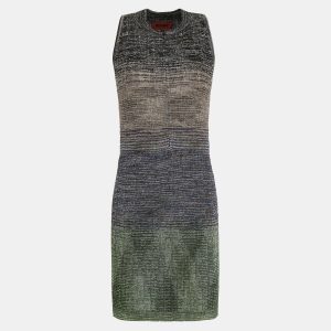 Missoni Green Lurex Knit Fitted Mini Dress S (IT 40), Dresses - Luxury Closet catalog