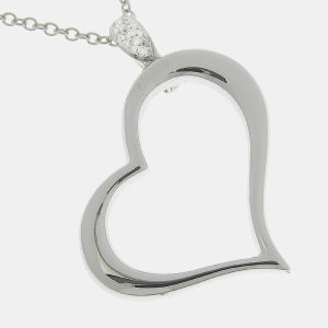 Piaget 18K White Gold and Diamond Heart Pendant Necklace, Necklaces - Luxury Closet catalog