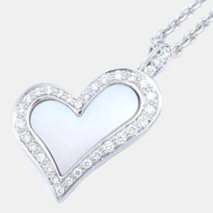 Piaget 18K White Gold and Diamond Heart Pendant Necklace, Necklaces - Luxury Closet catalog