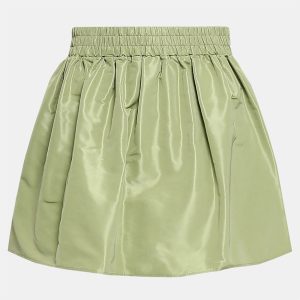 Red Valentino Olive Green Faille Mini Skirt S (IT 40), Skirts - Luxury Closet catalog