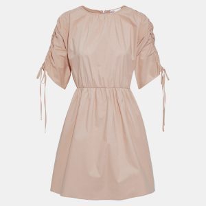 Red Valentino Pink Cotton Mini Dress S (IT 40), Dresses - Luxury Closet catalog