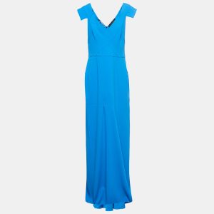 Roland Mouret Blue Crepe Salters Gown XL, Dresses - Luxury Closet catalog