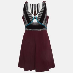 Roland Mouret Purple Stretch Double Crepe Derya Dress L, Dresses - Luxury Closet