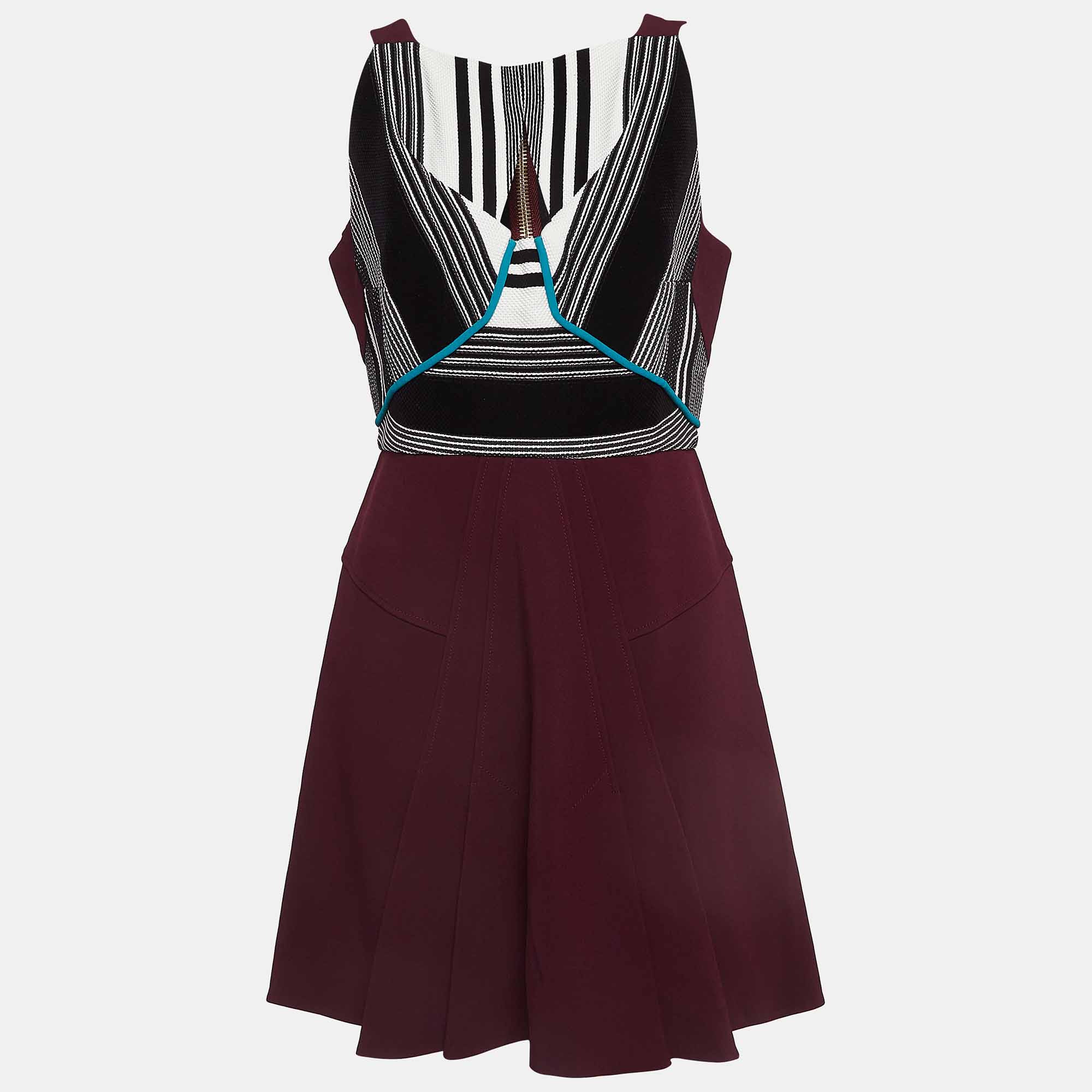 Roland Mouret Purple Stretch Double Crepe Derya Dress L, Dresses - Luxury Closet