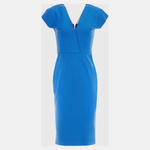 Roland Mouret Blue Cotton Midi Dress S (UK 6), Dresses - Luxury Closet catalog