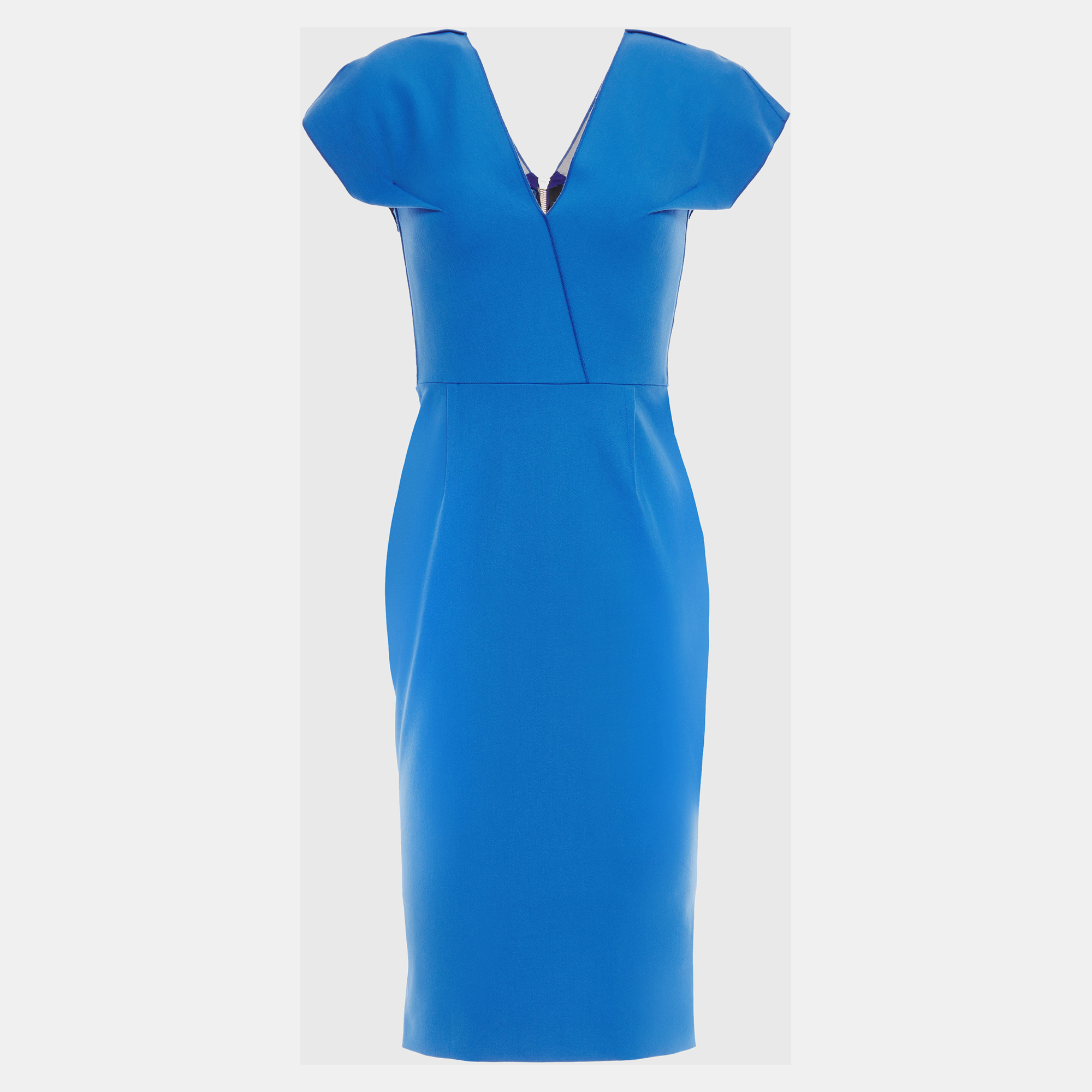 Roland Mouret Blue Cotton Midi Dress S (UK 6), Dresses - Luxury Closet catalog