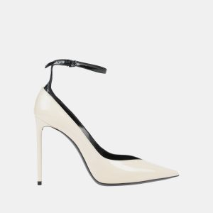Saint Laurent Patent Leather Pointed Toe Pumps Size 36.5, Pumps - Luxury Closet catalog