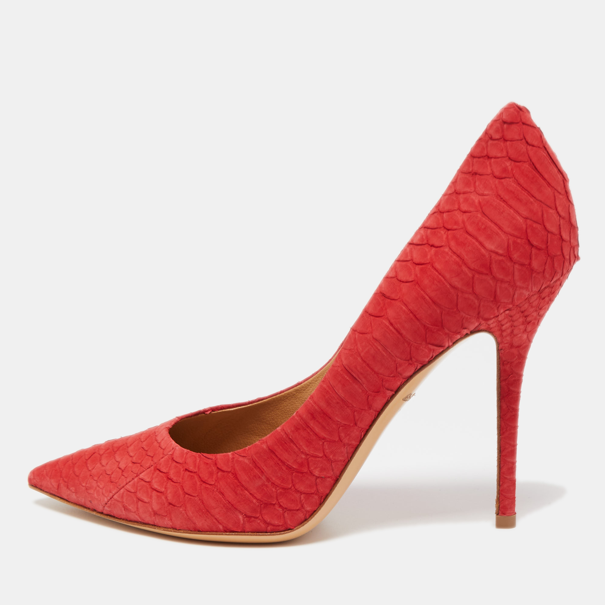Salvatore Ferragamo Red Python Susi Pumps Size 40, Pumps - Luxury Closet catalog