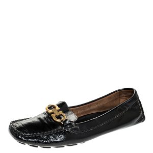 Salvatore Ferragamo Black Leather Gancio Bit Loafers Size 38.5, Loafers & Slip-Ons - Luxury Closet catalog
