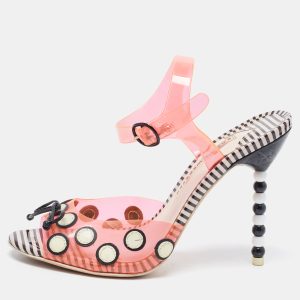 Sophia Webster Orange Jelly Bow Ankle Strap Sandals Size 39.5, Sandals - Luxury Closet