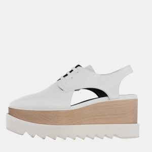 Stella Mccartney Faux Leather Wedge Sneakers Size 41, Athletic Shoes & Sneakers - Luxury Closet