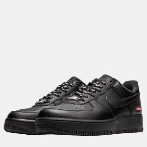 Supreme Black leather Sneaker EU 43.5, Athletic Shoes & Sneakers - Luxury Closet