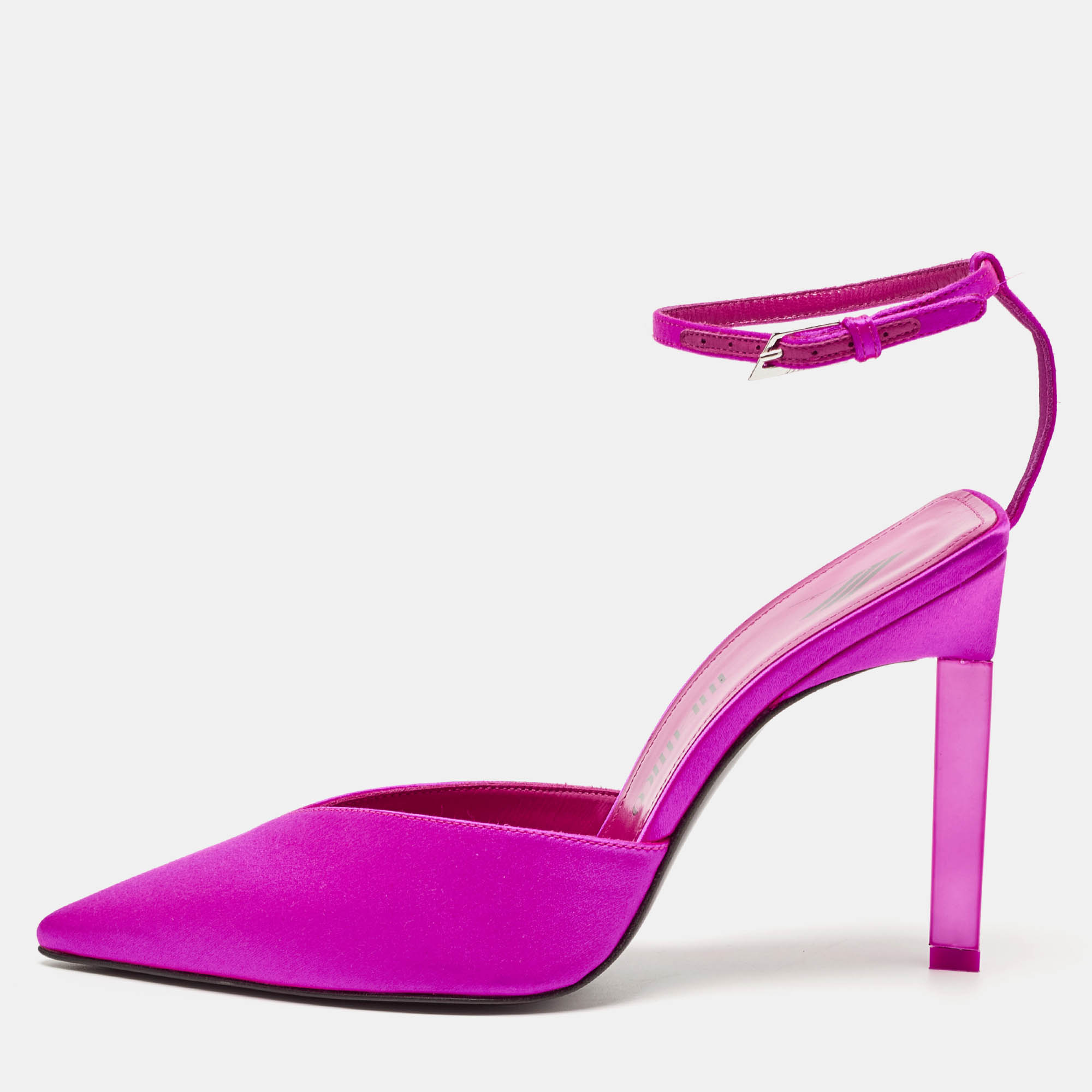 The Attico Pink Satin Perine Slingback Pumps Size 37, Pumps - Luxury Closet catalog