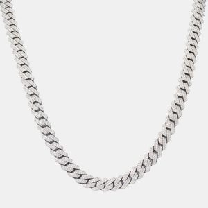 18k White Gold 16.5 ct Diamond Necklace, Necklaces - Luxury Closet catalog