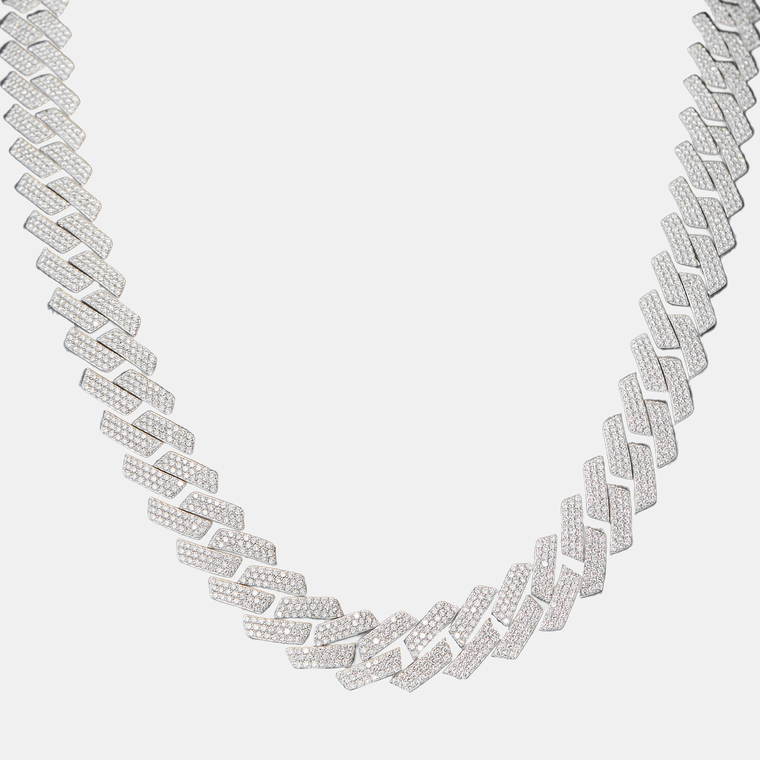 18k White Gold 32.65 ct Diamond Necklace, Necklaces - Luxury Closet catalog