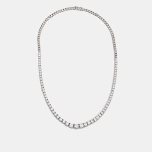 18k White Gold Necklace, Necklaces - Luxury Closet catalog