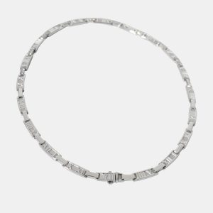 Tiffany & Co. Atlas Diamond Collar Necklace in 18k White Gold 1.5 CTW, Necklaces - Luxury Closet catalog