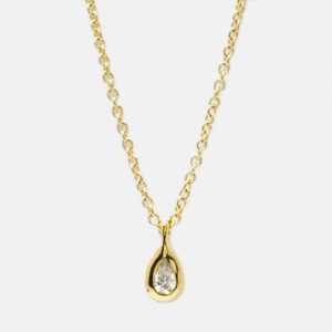 Tiffany & Co. Diamonds by the Yard Pear Shape 18K Yellow Gold Diamond Necklace, Necklaces - Luxury Closet catalog