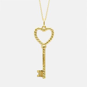 Tiffany & Co. Twisted heart key 18K Yellow Gold Necklace, Necklaces - Luxury Closet catalog