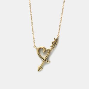 Tiffany & Co. 18K Rose Gold Paloma Picasso Heart Arrow Pendant Necklace, Necklaces - Luxury Closet catalog