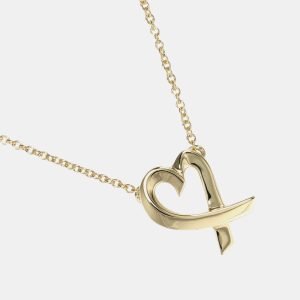 Tiffany & Co 18K Yellow Gold Loving heart Necklace, Necklaces - Luxury Closet catalog