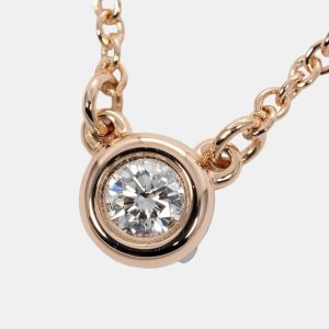 Tiffany & Co 18K Yellow Gold Diamond By The Yard Pendant Necklace, Necklaces - Luxury Closet catalog