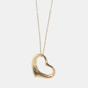 Tiffany & Co. Elsa Peretti Open Heart Pendant in 18k Yellow Gold, Necklaces - Luxury Closet catalog